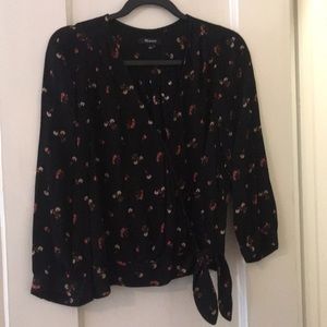 Madewell tie-waist top